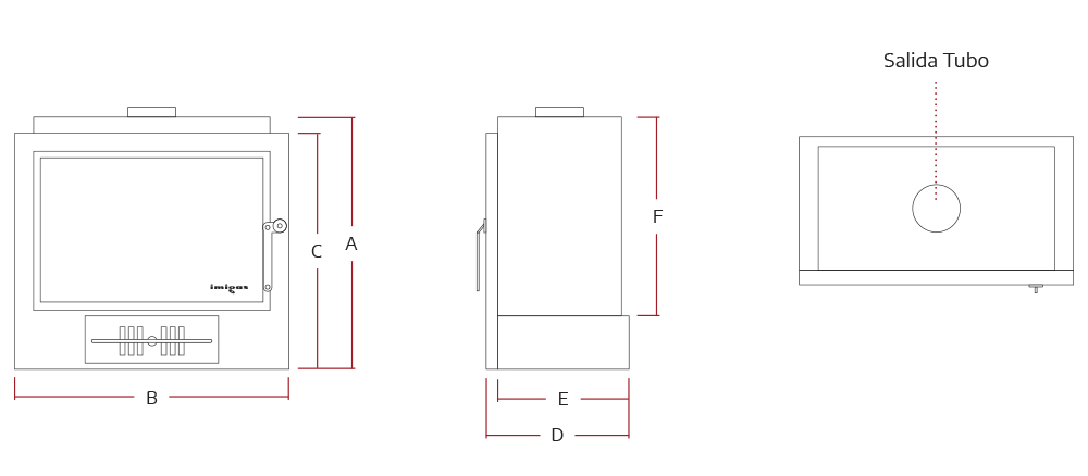 Cotas calefactor INSERT
